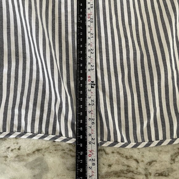 Christopher & Banks NWT Open Cardigan Womens Size 2X Long Sleeve Striped Peasant - Picture 8 of 9